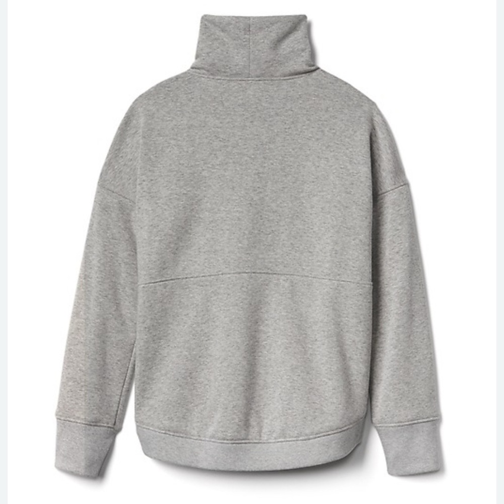 Athleta- Women's Cowl Neck Cozy Karma Sweater - Light Gray -‎ Size Small